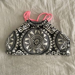 fun print bikini top